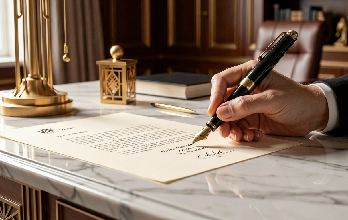 Signature de politique